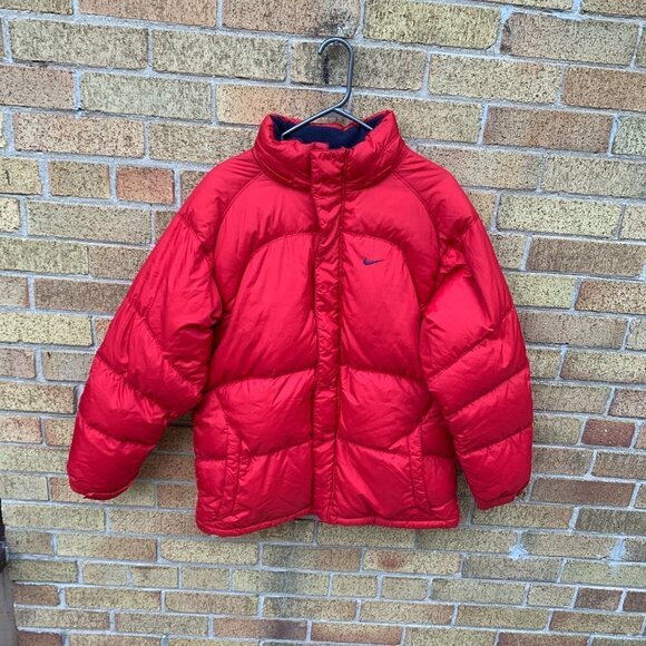 Vintage Nike Puffer Jacket XL Red - Picture 4 of 5